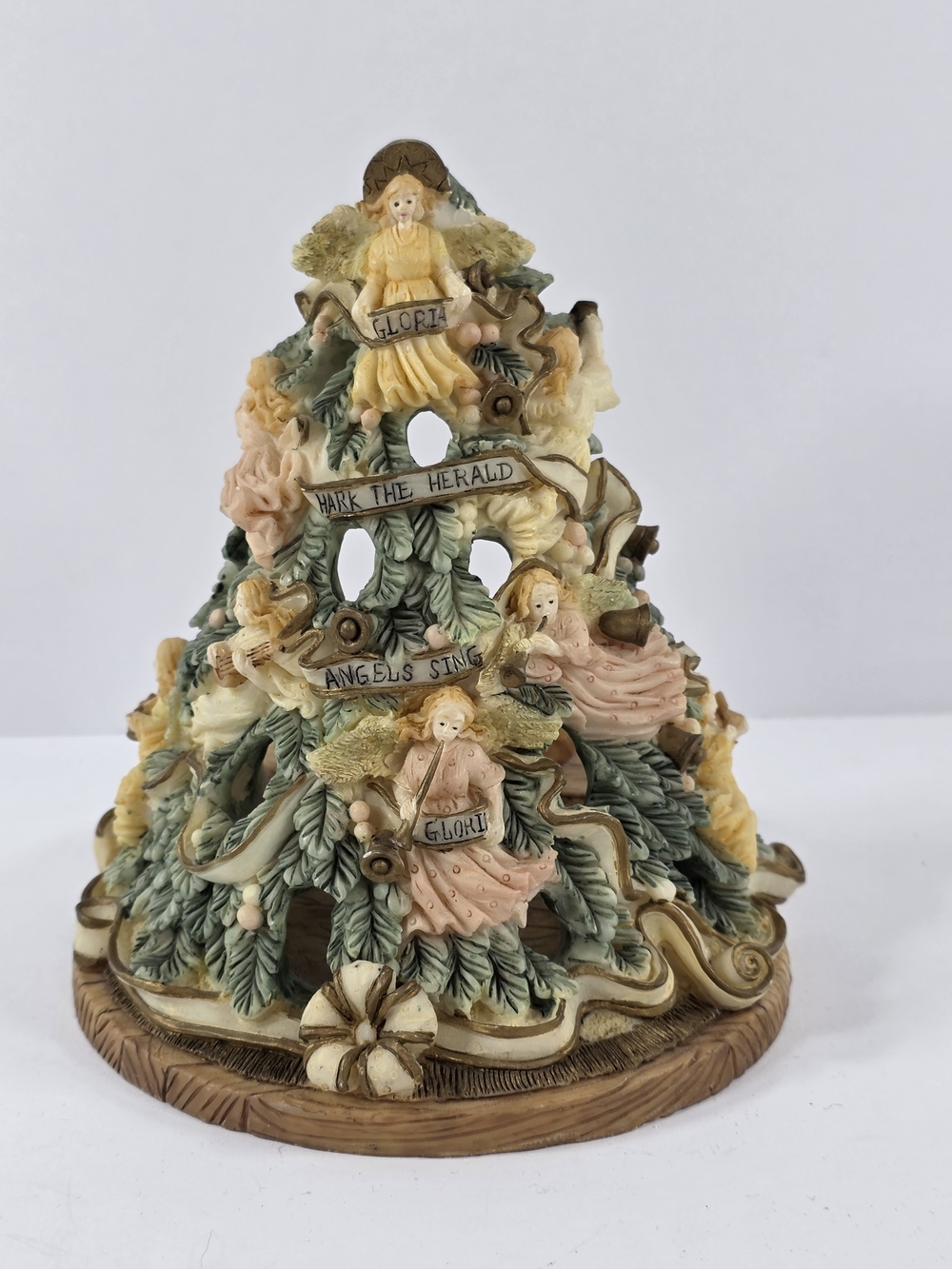 Vintage Angel Christmas Tree Tea Light Candle Votive Holder